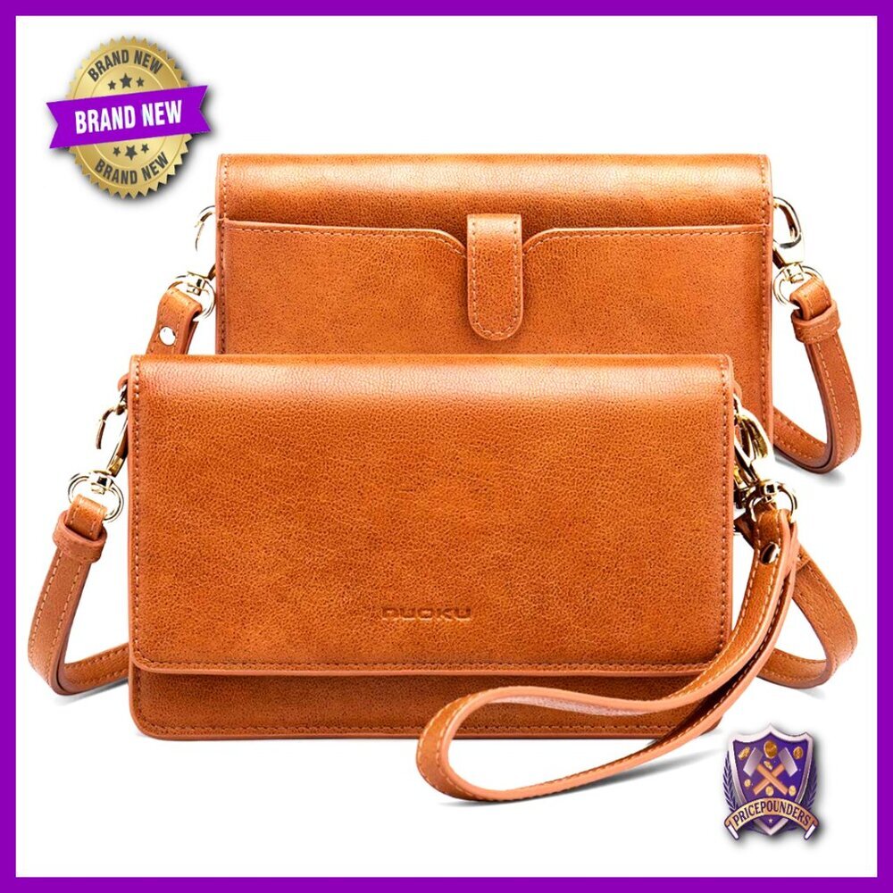 Small Crossbody Bag Cellphone Purse Wallet RFID Card Slots Adjustable Straps